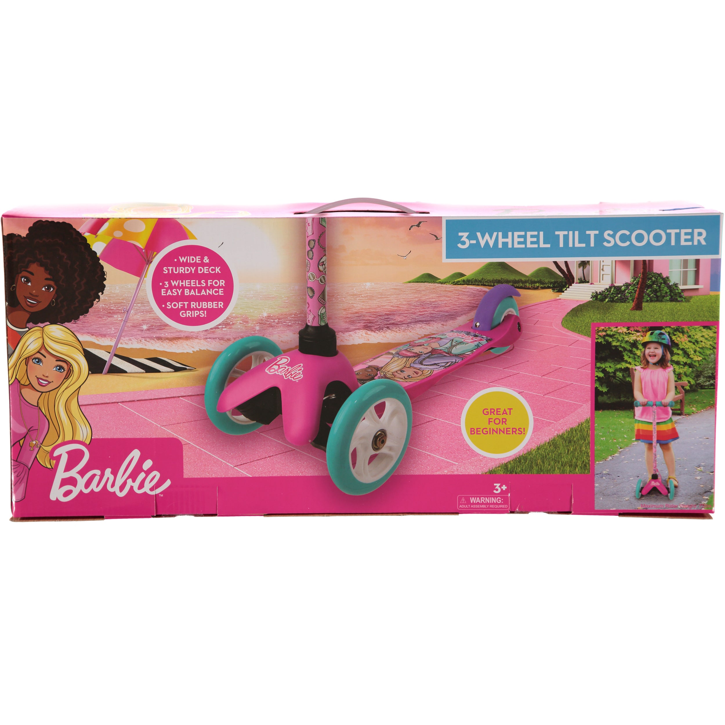 Trottinette 3 roues Twist & Roll Barbie