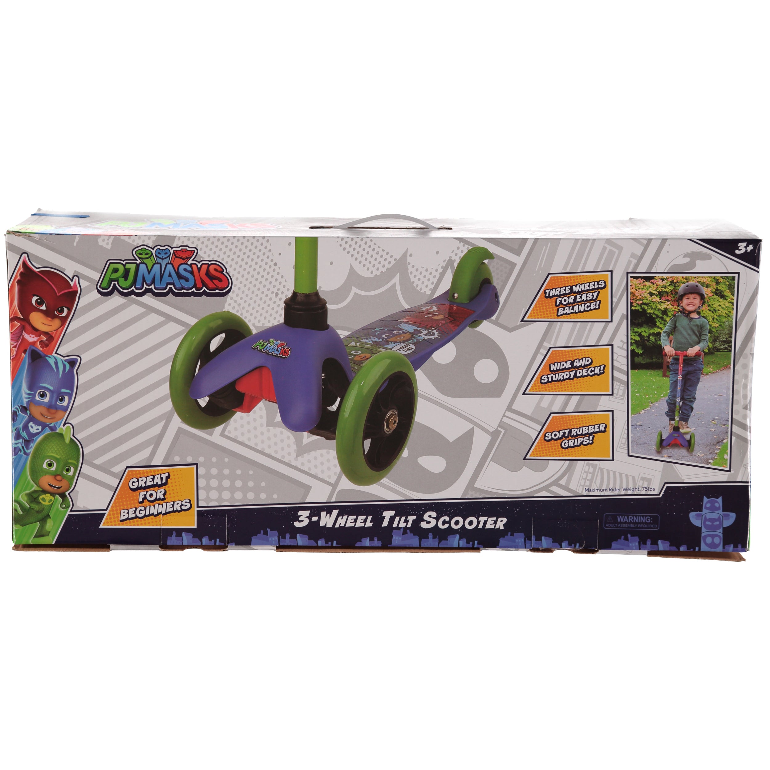 pj masks kinderfahrrad PJ Masks 3-Wheel Tilt Scooter – S&D Kids
