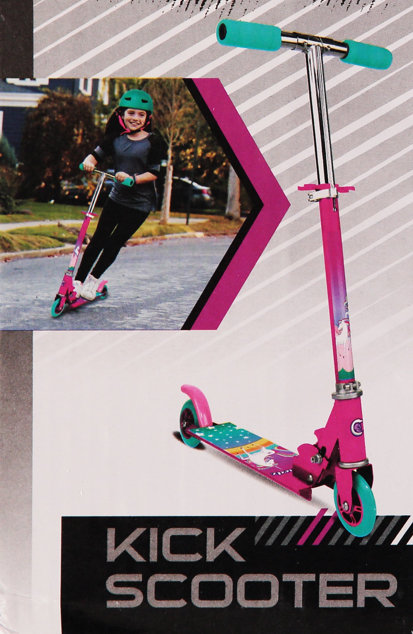CredHedz Kids Kick Scooter with Portable Folding Design