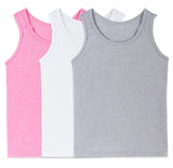 Fruit of the Loom Girls 3-Pack Tag-Free Tanks