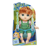 Hasbro Littles by Baby Alive, Littles Squad, Little Eva Red Hair, 9-inch Toddler Doll with Comb
