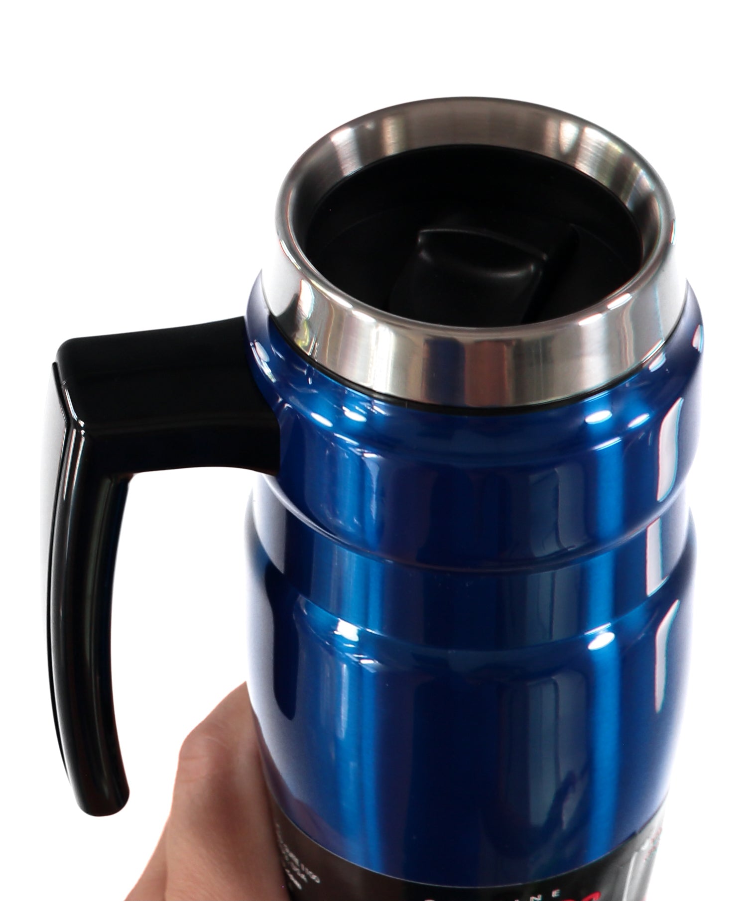 Thermos Stainless King Insulated Stainless Steel Travel Mug with Handle, 16 Oz.