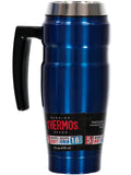 Thermos Stainless King Insulated Stainless Steel Travel Mug with Handle, 16 Oz.