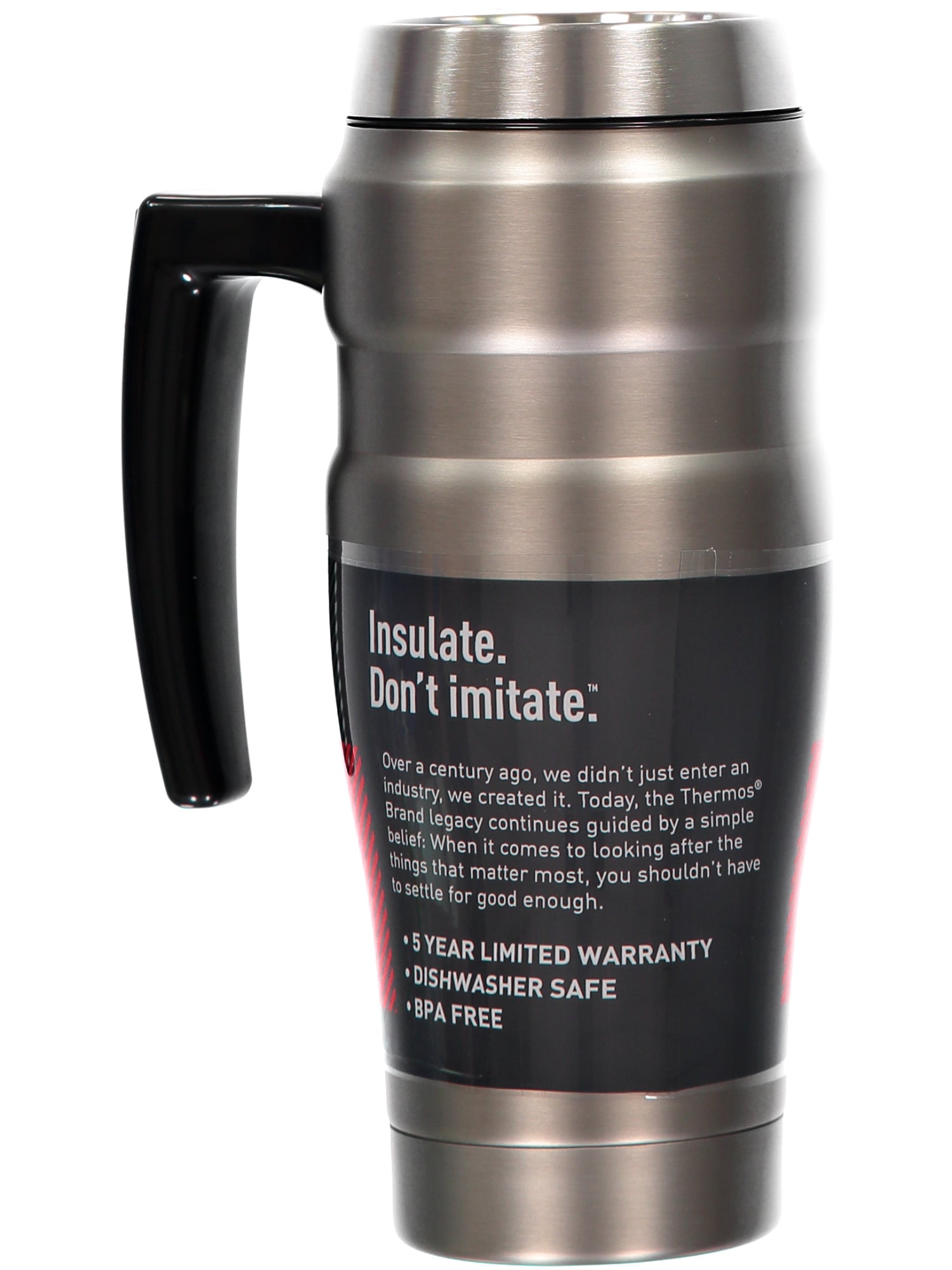 Thermos 16-oz. Matte Stainless Steel Travel Mug, Silver