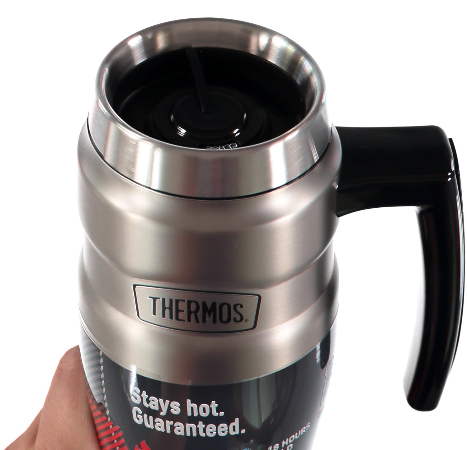 Thermos 16-oz. Matte Stainless Steel Travel Mug, Silver