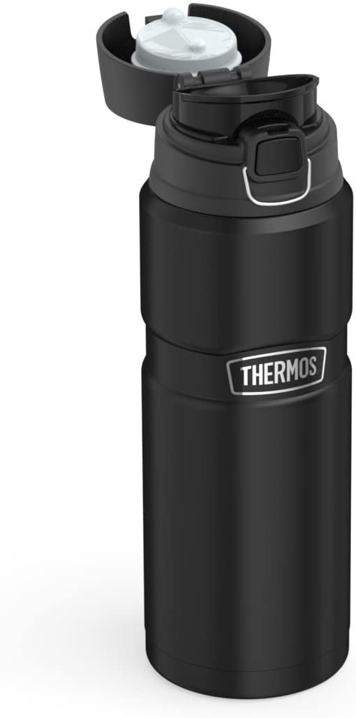 Thermos Stainless King Vacuum-insulated Food Jar, 24 oz, Matte Black 