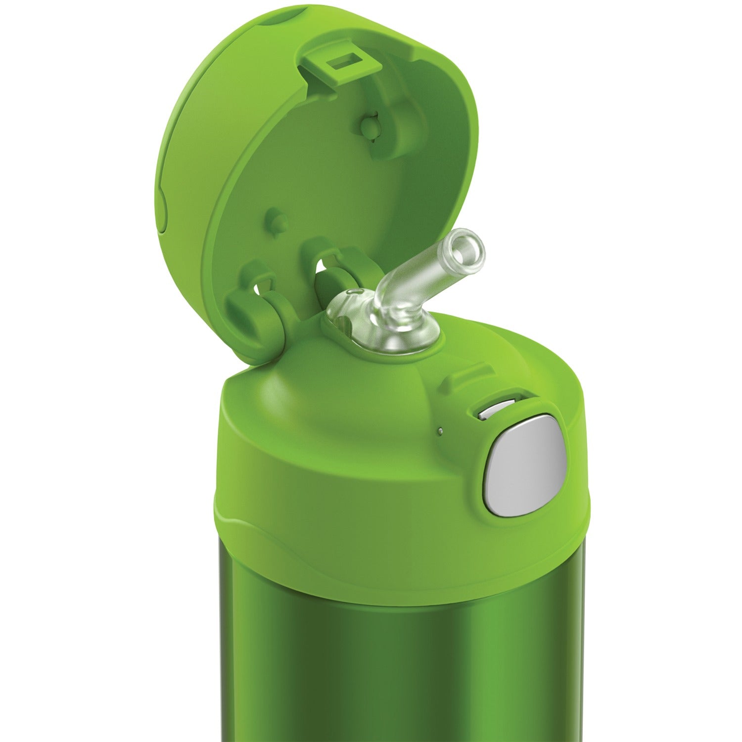 Thermos 12-Ounce Stainless Steel FUNtainer Bottle (Lime Green)