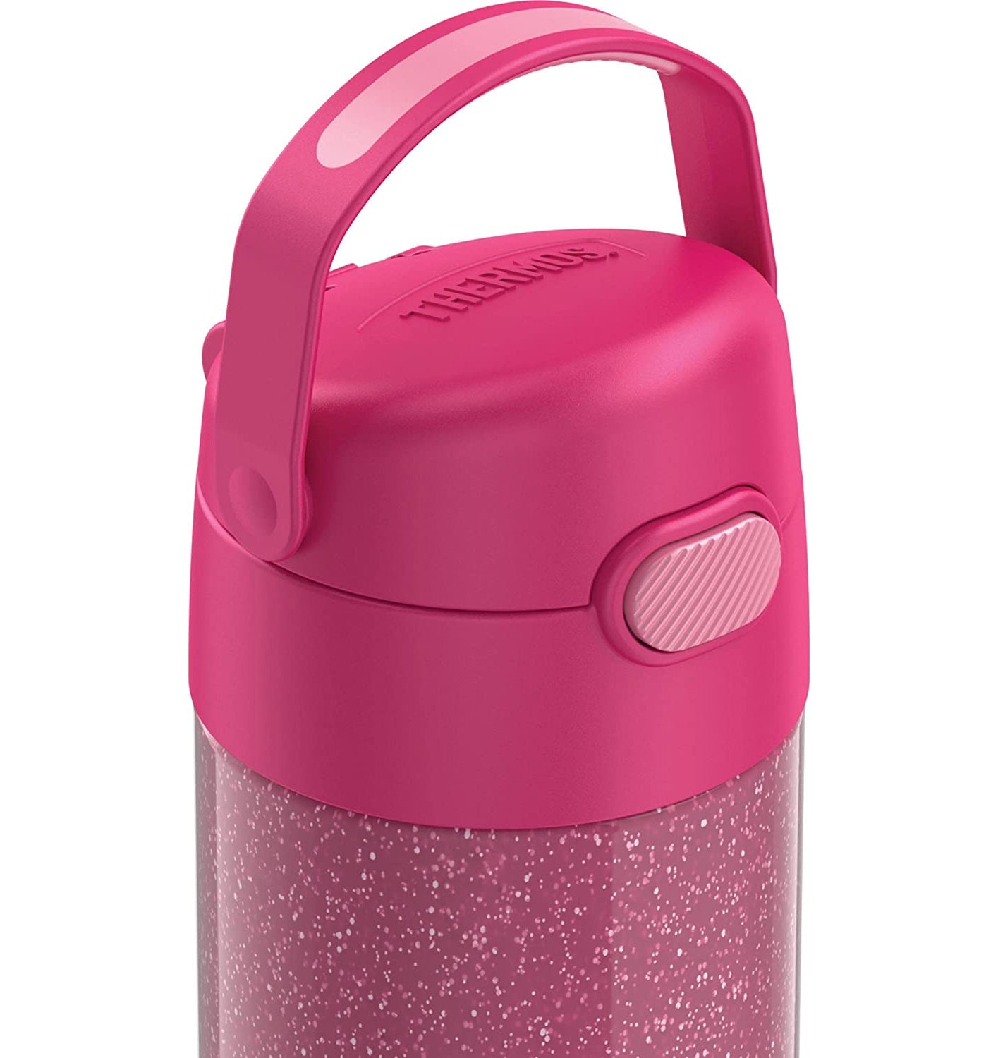 Thermos FUNTAINER 12 Ounce Stainless Steel Straw Bottle, Glitter Pink – S&D  Kids