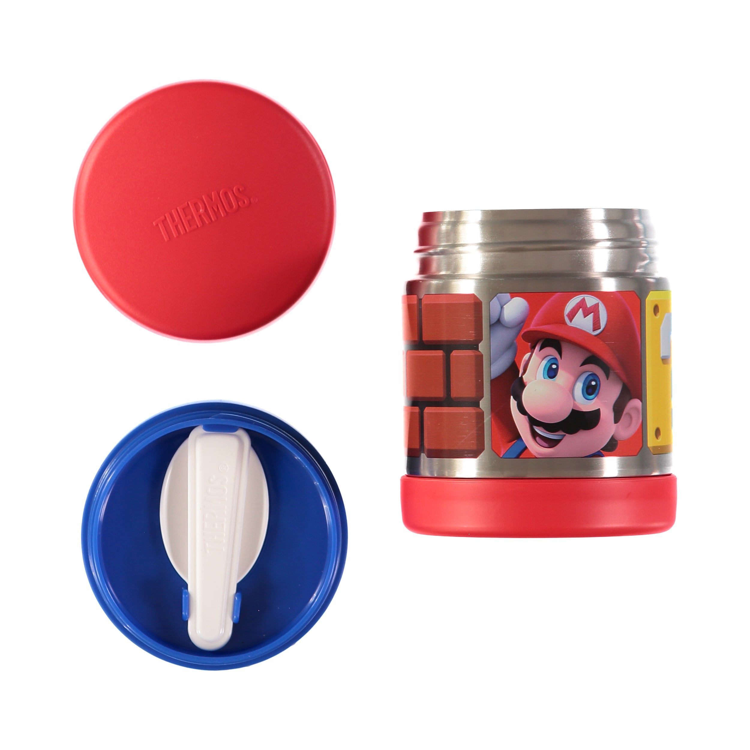 Thermos Funtainer Stainless Steel Food Jar (10 oz, Super Mario)