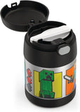 Thermos FUNTAINER 10 Ounce Food Jar with Folding Spoon, Minecraft