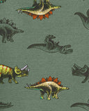 Carters Boys 12-24 Months 4-Piece Dinosaur Snug Fit Cotton PJs