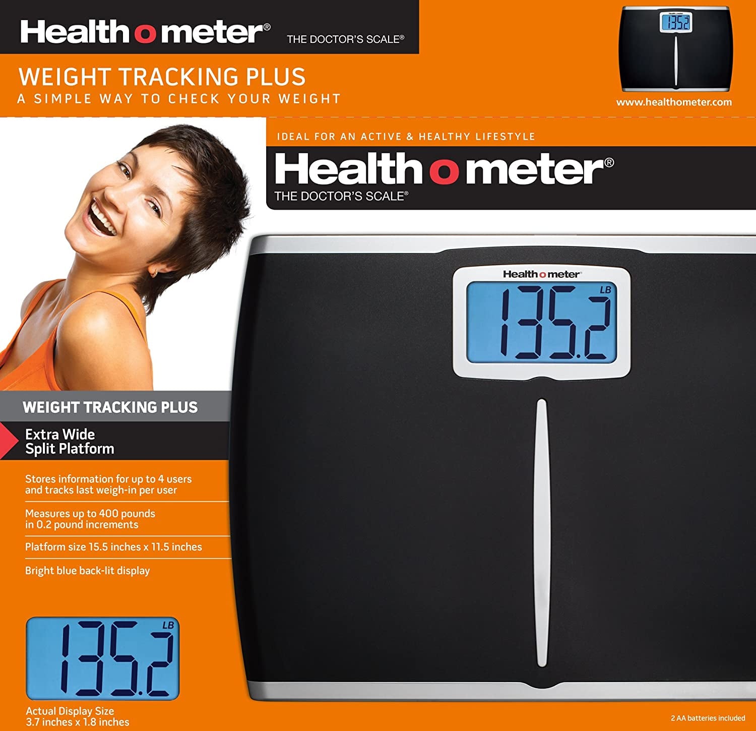 Health-O-Meter Extra-Wide Weight Tracking Scale – S&D Kids