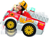 Disney Junior Mickey Mouse 9'' RC Remote Control Fire Truck 2.4 GHz, Toy Car