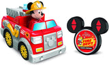 Disney Junior Mickey Mouse 9'' RC Remote Control Fire Truck 2.4 GHz, Toy Car