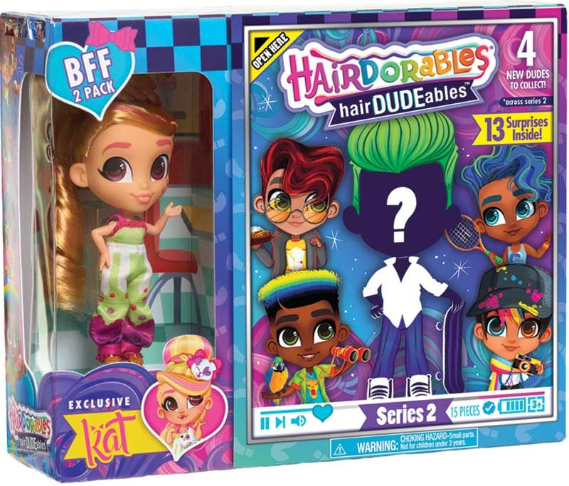 Hairdorables BFF Pack hairDUDEables Series 2