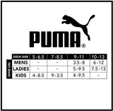 PUMA Boys 8-20 Low Cut Performance Sock, 6-Pack