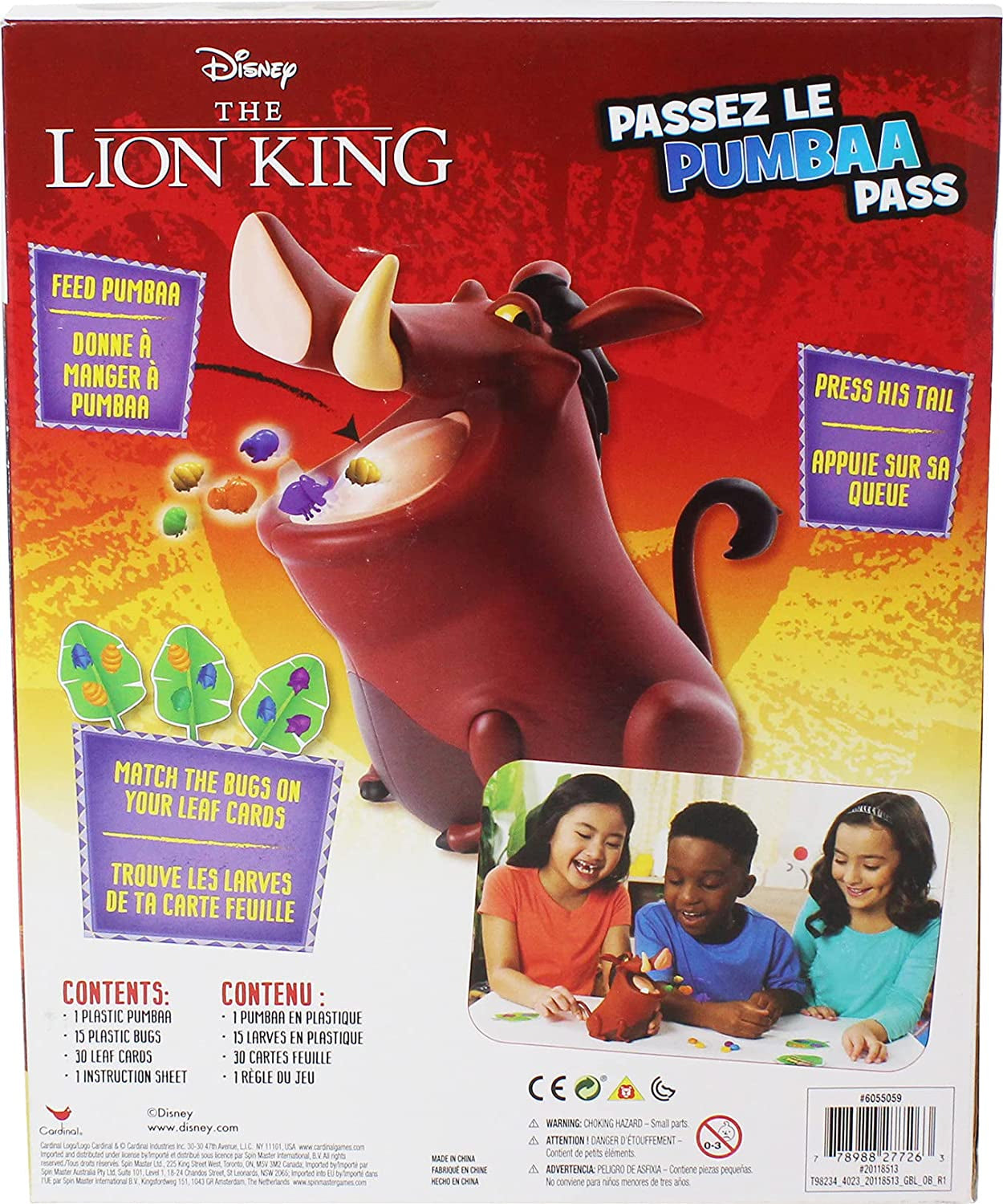 Spin Master Disney Lion King Pumbaa Pass Game