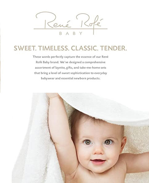 Rene Rofe Baby Boys 0-9 Months Short Sleeve Bodysuit, 5-Pack
