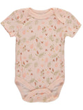 Rene Rofe Baby Girls 0-9 Months Short Sleeve Bodysuit, 5-Pack