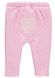 Rene Rofe Baby Girls 0-9 Months Quilted Bodysuit Pant Set with Cap