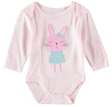 Rene Rofe Baby Girls 0-9 Months Quilted Bodysuit Pant Set with Cap