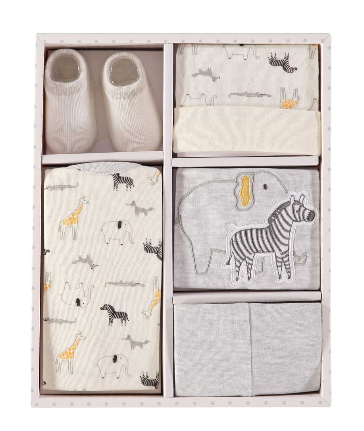 Rene Rofe Baby Boys and Baby Girls 0-9 Months 5-Piece Gift Box Set