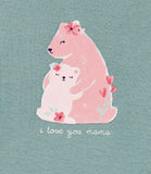 Carters 0-24 Months 2-Piece Bears Bodysuit Pant Set