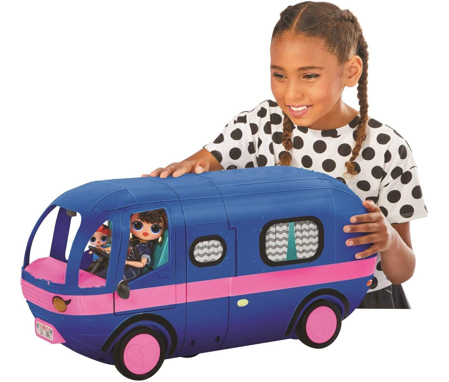 LOL Surprise 4-in-1 Glamper Fashion Camper Van Electric Blue Accesories  Slide