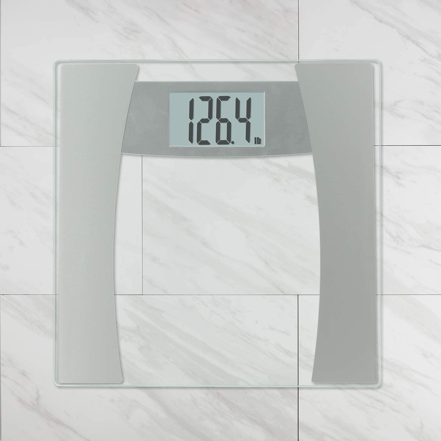 InstaTrack Digital Bathroom Scale, Silver