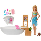Mattel Barbie® Fizzy Bath Doll & Playset, Blonde, with Tub, Puppy & More