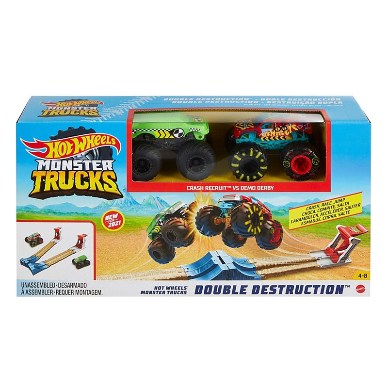 Mattel Hot Wheels® Monster Trucks Double Destruction® Play Set