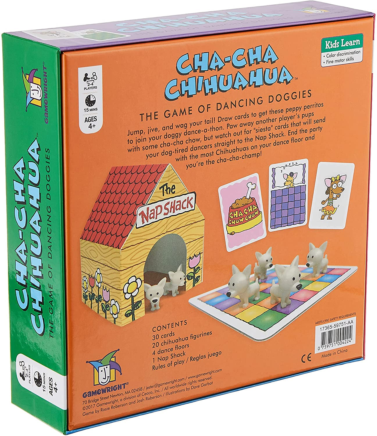 Gamewright Cha-Cha Chihuahua - The Game of Dancing Doggies
