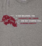 '47 Men's Short Sleeve University of Alabama Varsity T-Shirt