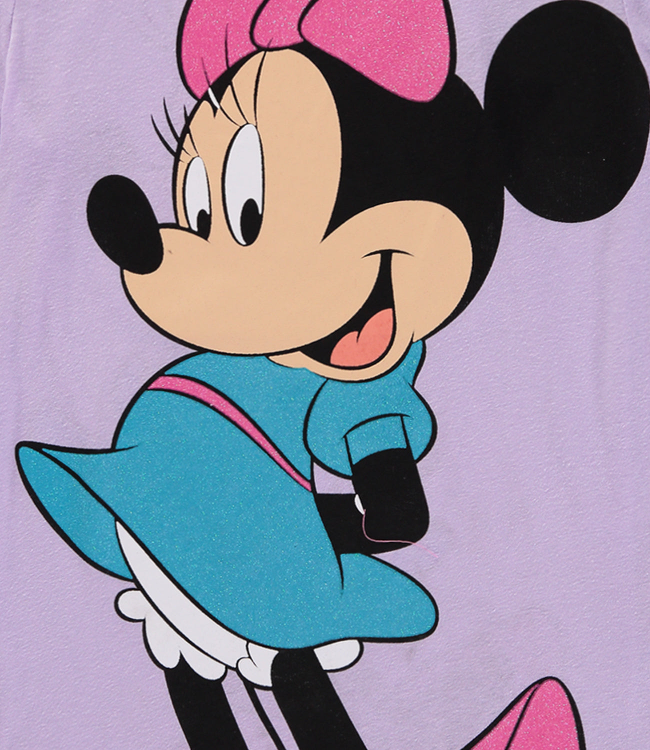 Disney Girls 4-14 Minnie Mouse Short Sleeve Screen Print T-Shirt – S&D Kids