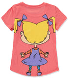 Nickelodeon Girls 4-14 Rugrats Angelica Short Sleeve Screen Print T-Shirt