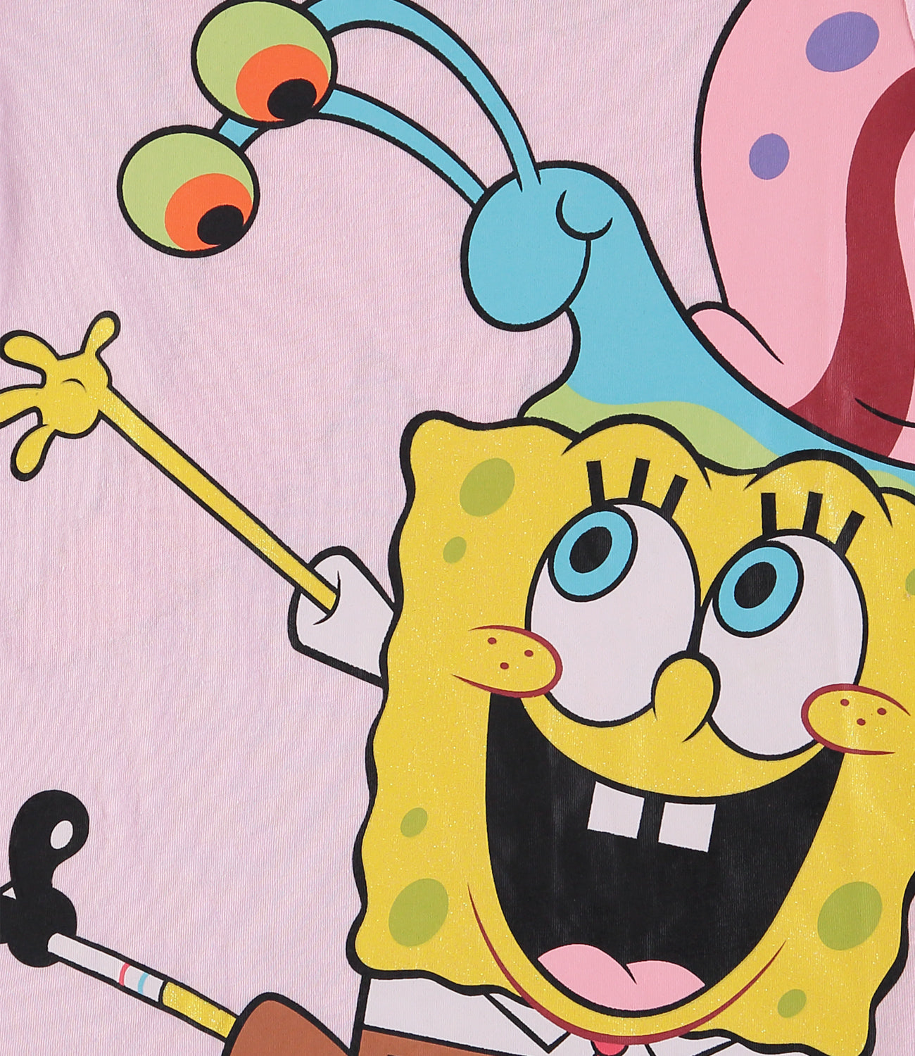 Nickelodeon Girls 4-14 Spongebob Gary Short Sleeve Screen Print T-Shirt
