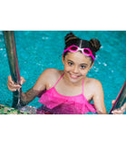 Cyndeelee Girls 4-14 Solid Tiered Tankini Swim Set