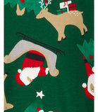 Carters Boys 4-14 2-Piece Santa 100% Snug Fit Cotton PJ Set