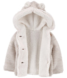 Carters Boys 0-24 Months Sherpa-Lined Cardigan Jacket