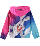 Members Only Girls 2T-16 Looney Tunes Bugs Bunny Gradient Hooded Windbreaker Jacket