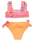 KensieGirl Stripe Print 2 Piece Swimsuit