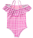KensieGirl One Piece Checkered Print Swim Suit