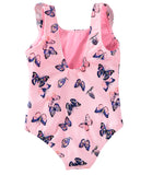 KensieGirl One Piece Butterfly Ruffle Swimsuit