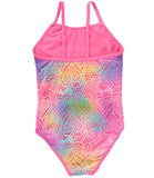 Limited Too Crochet Overlay Heart Swimsuit