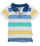 Nautica Boys 12-24 Months Stripe Polo Short Set