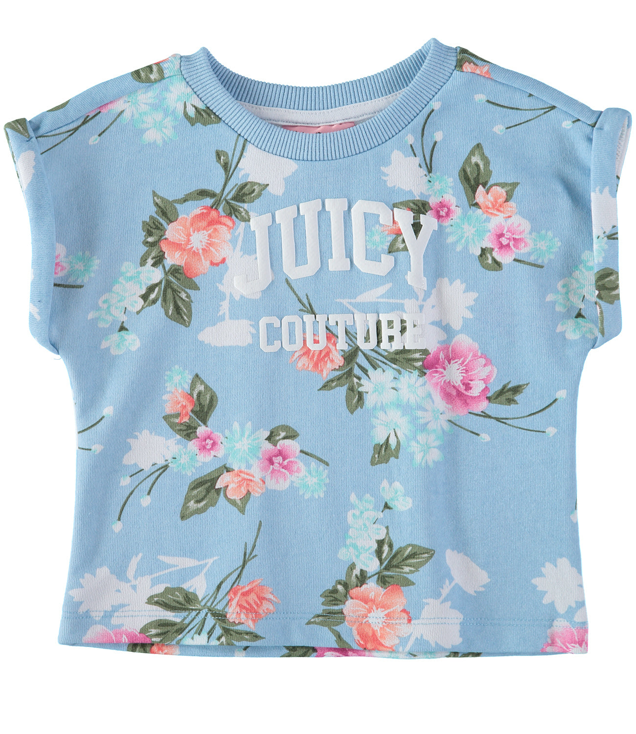 Juicy Couture Girls 12-24 Months Floral Logo Short Set