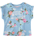 Juicy Couture Girls 4-6X Floral Logo Short Set