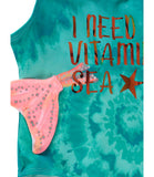 Limited Too Girls 2T-4T Mermaid 1-Piece Swimsuit
