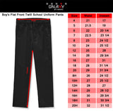 Galaxy Boys 4-7 Flat Front School Uniform Pants