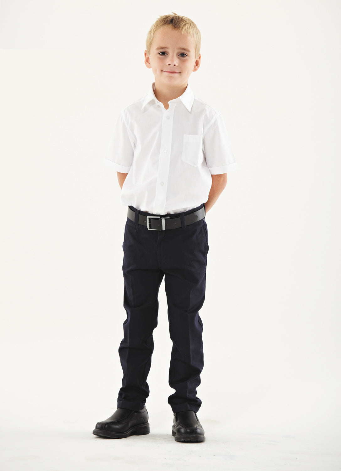 Boys School Uniform Pants New Size 4-16 Regular & Husky Flat Front Style  NWT NEW | eBay
